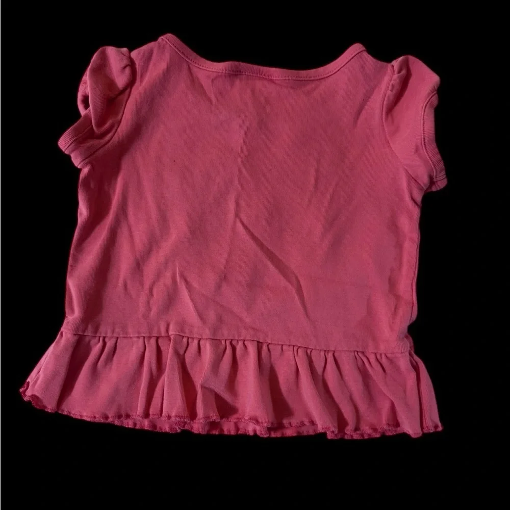 Girl's Gymboree top with flip Flop design. 12/18 k149